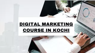 Digital marketing course in kochi