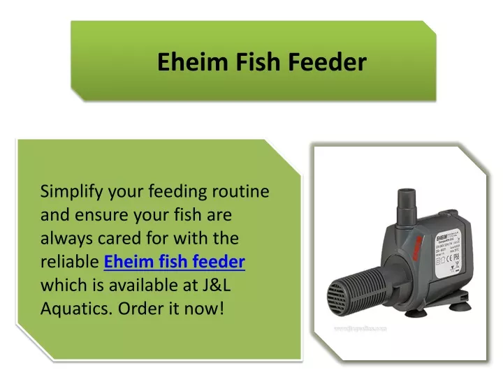 eheim fish feeder