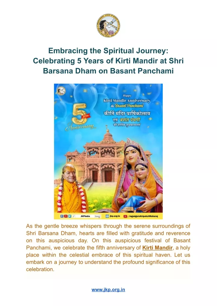 embracing the spiritual journey celebrating