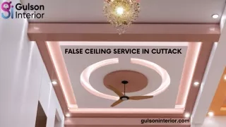 False Ceiling Service in Cuttack