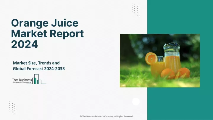 orange juice market report 2024