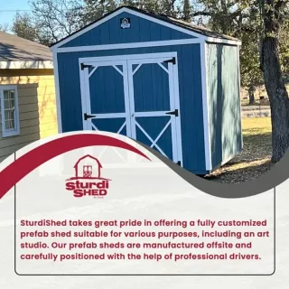 Use a Prefab Shed for Your Creative Art Studio