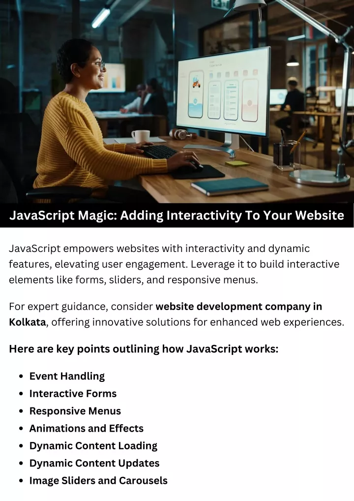 javascript magic adding interactivity to your