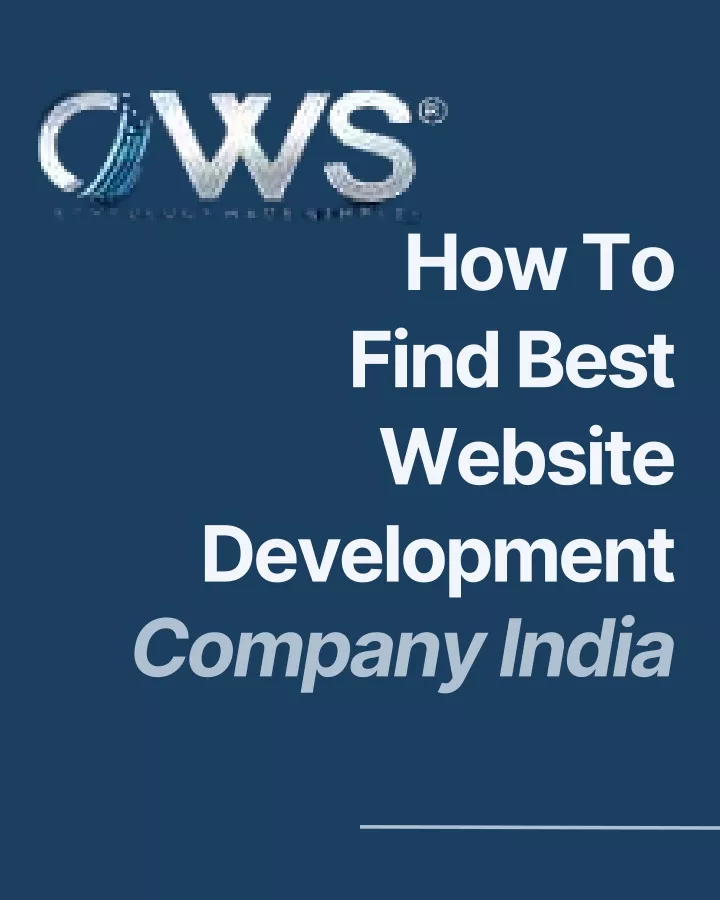 how to find best website development company india