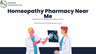 Homeopathy Pharmacy Near Me with Swaran Homoeopathic