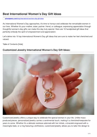 photojaanic.com-Best International Womens Day Gift Ideas