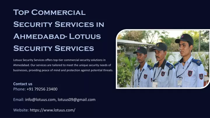 top commercial security services in ahmedabad