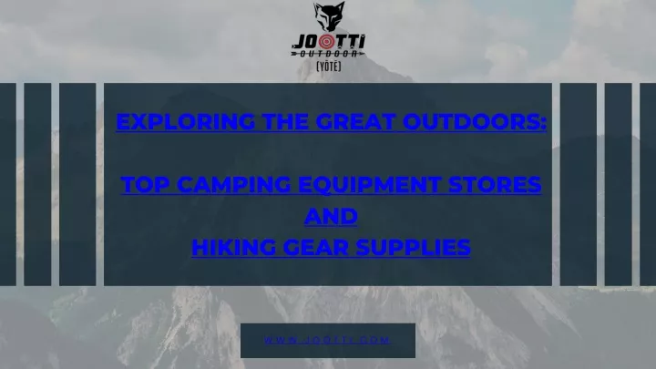 exploring the great outdoors top camping