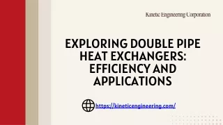 Exploring Double Pipe Heat Exchangers Efficiency and Applications