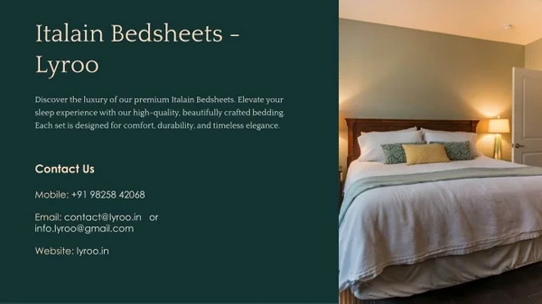 Italain Bedsheets, Italain Bedsheets manufacturer
