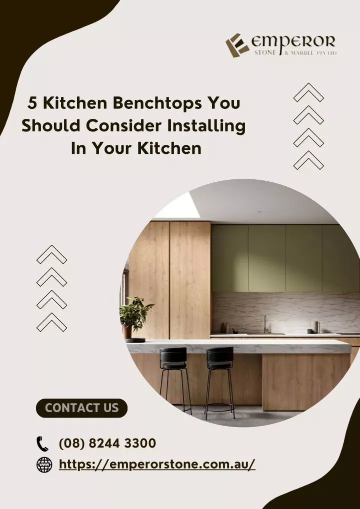 5 kitchen benchtops you should consider