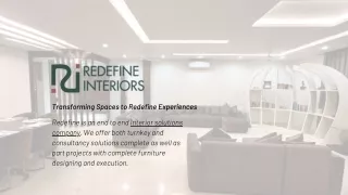 Best Interior Solutions Company in Mumbai - Redefine Interiors