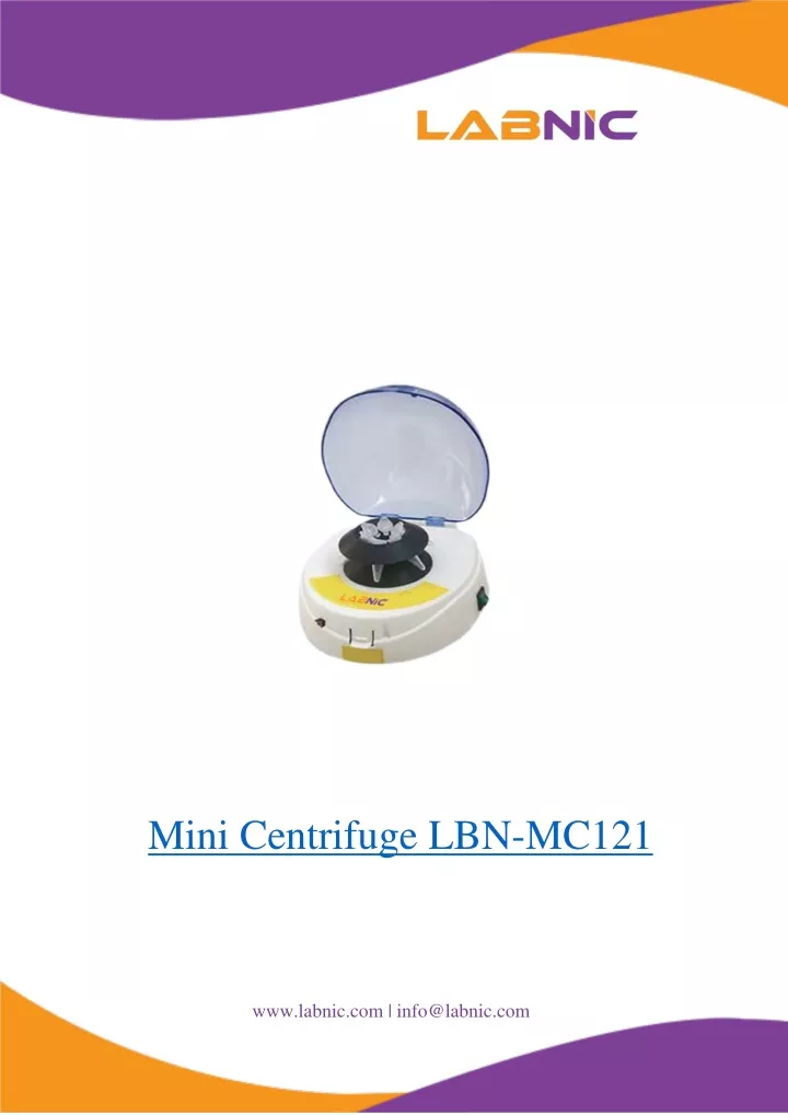 mini centrifuge lbn mc121