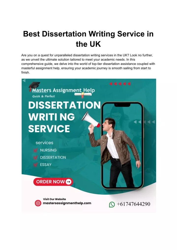 best dissertation writing service in the uk