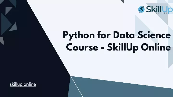 python for data science course skillup online