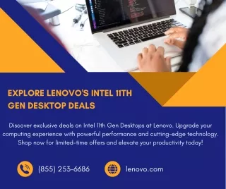 Discover Great Deals on Lenovo Intel 11th Gen Desktops | Lenovo US