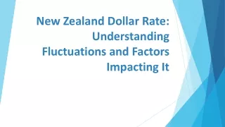 New Zealand Dollar Rate