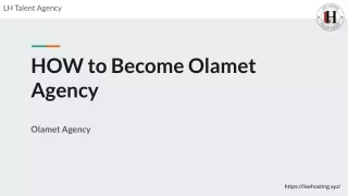 HOW to Become Olamet Agency