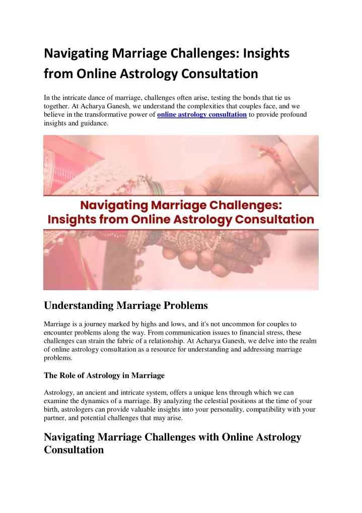 navigating marriage challenges insights from