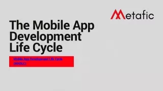 The Breakdown of Mobile App Development Cycle  Metafic