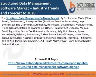 structured data management software market