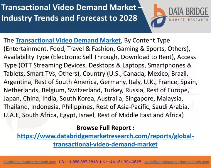 transactional video demand market industry trends