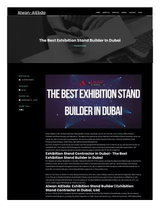 The Best Exhibition Stand Builder In Dubai