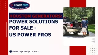 Power Solutions for Sale -US Power Pros