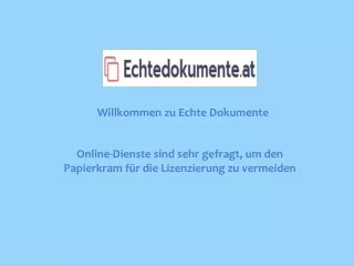 Online-Dienste sind sehr gefragt, um den Papierkram für die Lizenzierung zu vermeiden