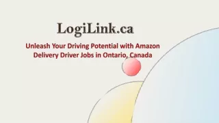 Unleash Your Driving Potential with Amazon Delivery Driver Jobs in Ontario, Canada