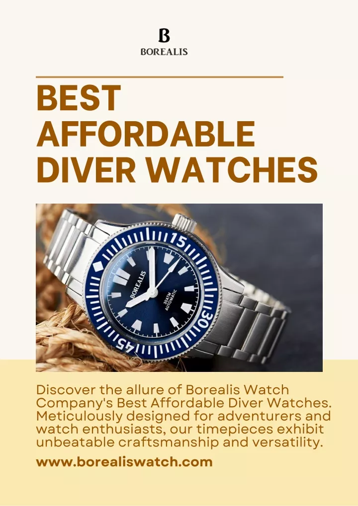 best affordable diver watches