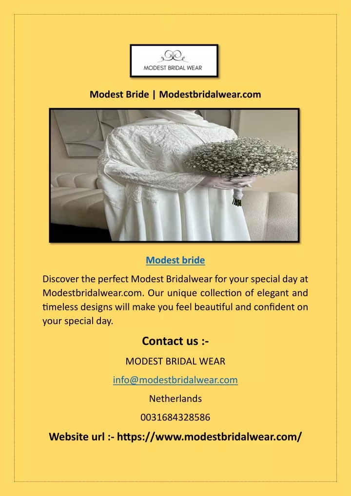 modest bride modestbridalwear com