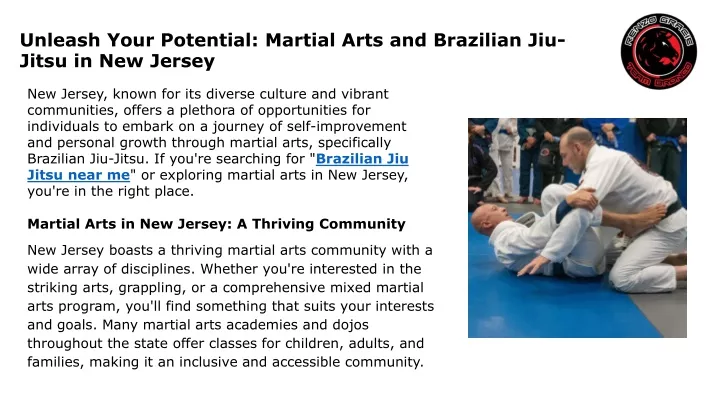 unleash your potential martial arts and brazilian