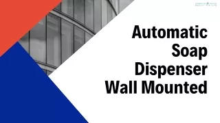 Automatic Soap Dispenser Wall Mounted