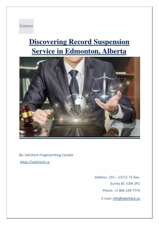 discovering record suspension service in edmonton