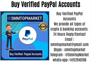 Buy Verified PayPal Accounts