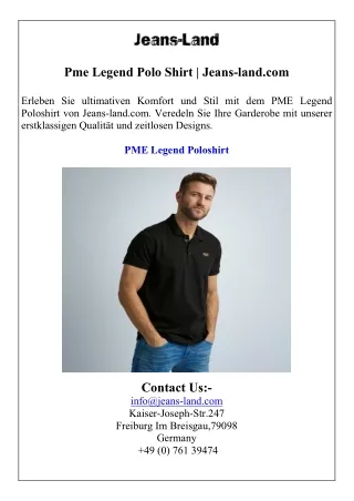 Pme Legend Polo SPme Legend Polo Shirt | Jeans-land.comhirt  Jeans-land.com