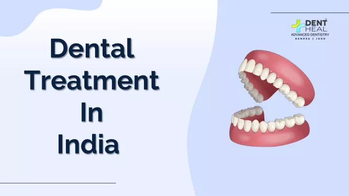 dental treatment in india