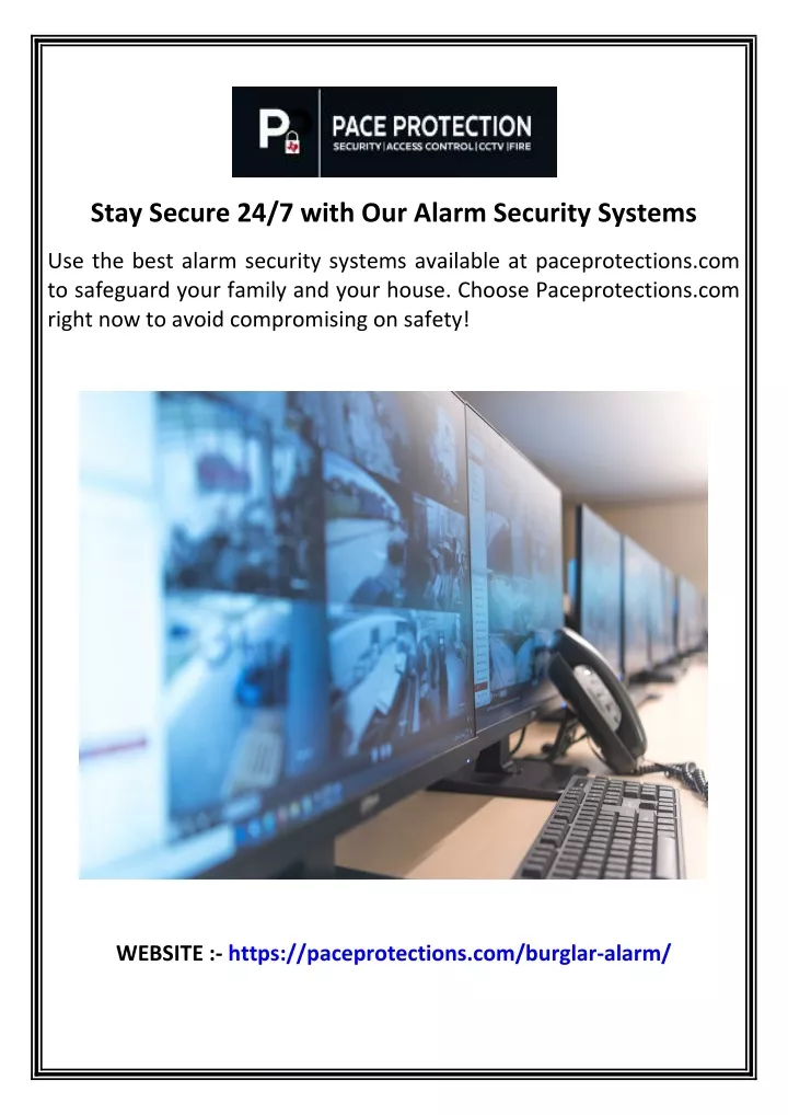 stay secure 24 7 with our alarm security systems