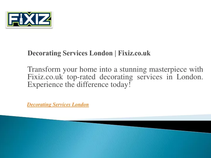 decorating services london fixiz co uk