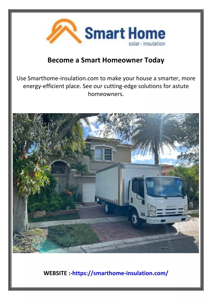 become a smart homeowner today