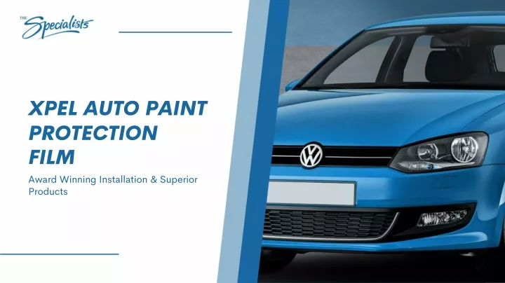 xpel auto paint protection film