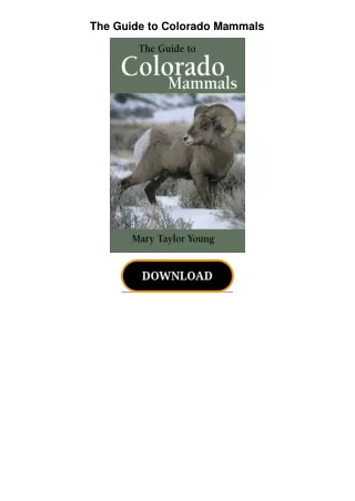 The-Guide-to-Colorado-Mammals