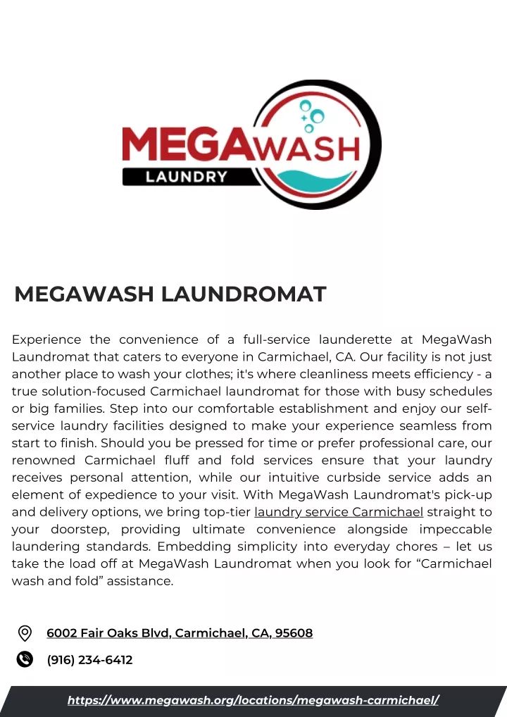 megawash laundromat
