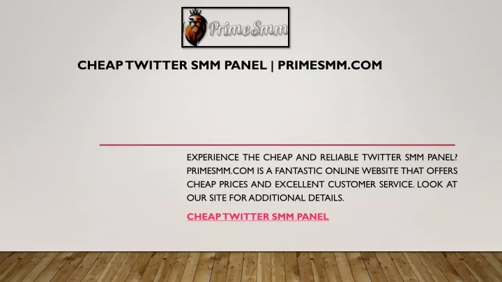 cheap twitter smm panel primesmm com