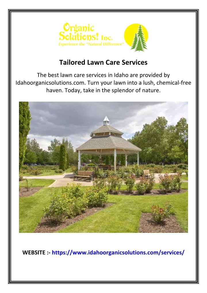 tailored lawn care services