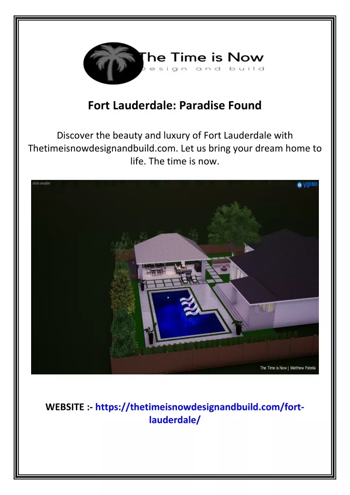 fort lauderdale paradise found