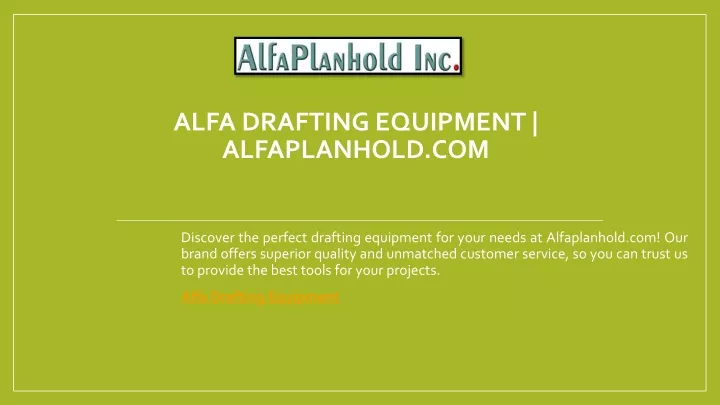 alfa drafting equipment alfaplanhold com