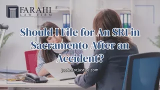 Should I File for An SR1 in Sacramento After an Accident?