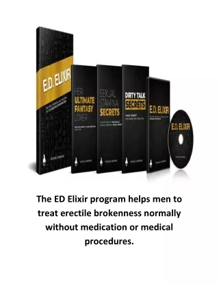 Michael Manning Program - ED Elixir™ Book